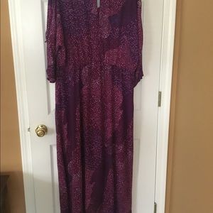 Purple High-Low Dress
